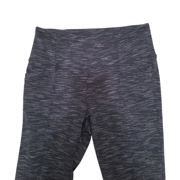 Athleta Metro Leggings W/ Front & Back Pockets Charcoal Metro Space Dye Size XS - Picture 4 of 12